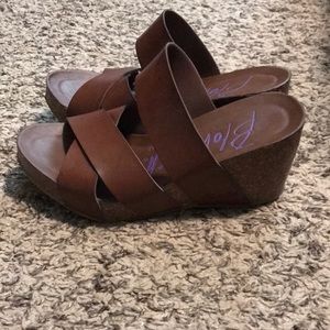 Blowfish slip-on wedges